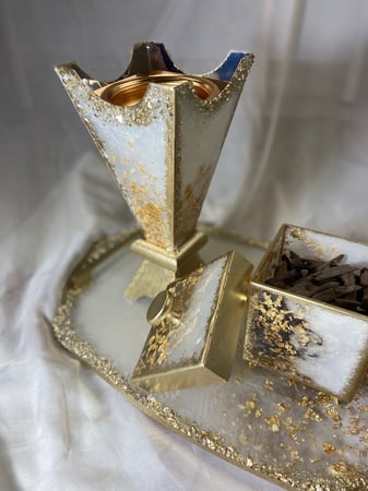 طقم مبخرة من 3 قطع