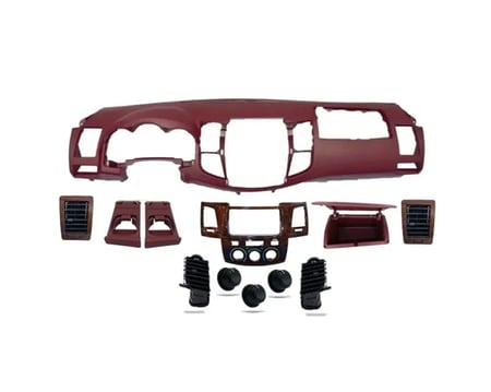 بكج ديكورات داخلية مخشب مع قشرة طبلون عنابي هايلكس 2012-2015