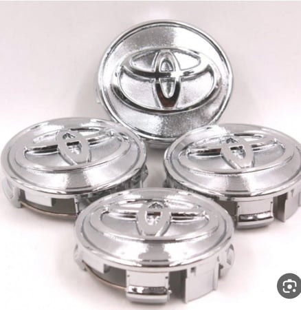 غطاء جنط تويوتا كامري نيكل خشن قطعة واحدة