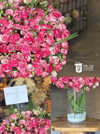 فازة ورد مميزة