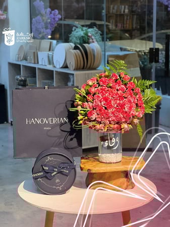 فازة حوض سمك مع شوكلت