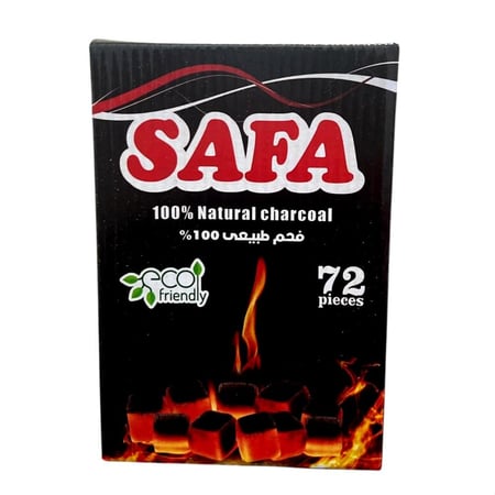 صفا فحم طبيعي 72 حبة