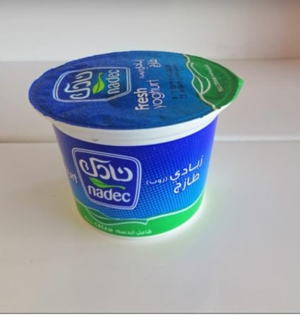 زبادي نادك كامل الدسم 170ج  حبة