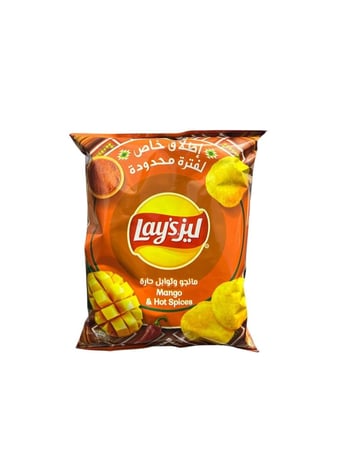 بطاطس ليز مانجو وتوابل حارة 45 جرام