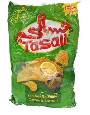 بطاطس تسالي كمون وليمون 12 حبه في 25 غرام