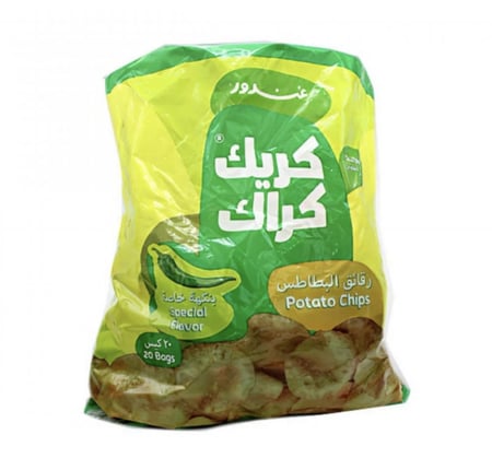 بطاطس كريك كراك حار كيس 5*20