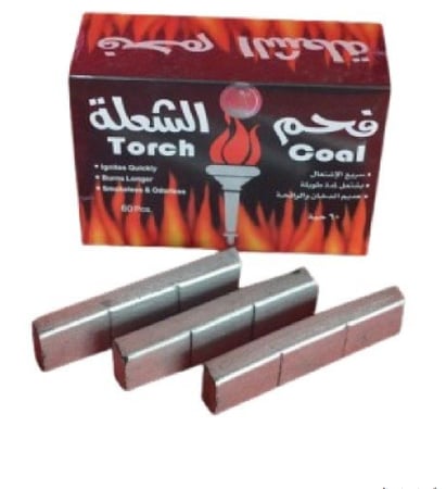 فحم الشعلة مربعات 60حبة