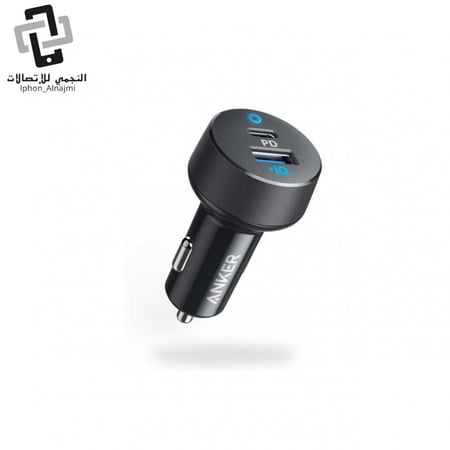 شاحن سيارة انكر باوردرايف بي دي ومنفذ USB