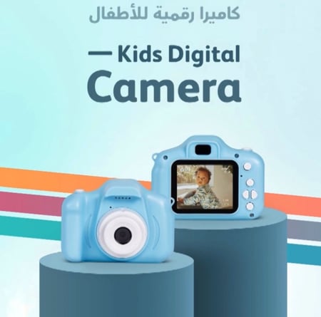 كاميرا للأطفال مع ذاكرة 32 قيقا و فلاش