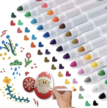 أقلام ألوان أكريلك 12 لون