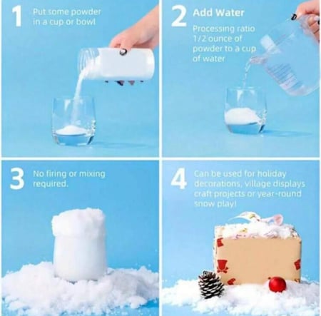 مسحوق نشاط محاكاة الجليد