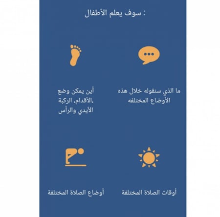 سجادة تعليم الصلاة