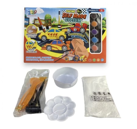 صنع مجسمات الجبس وتلوينها