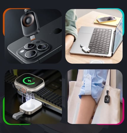 شاحن مغناطيسي لساعة ابل رأس USB-C من ماكدودو - متجر الكترون