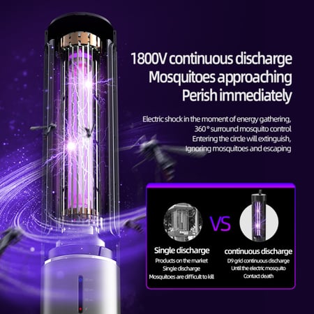 تسوق الآن قاتل البعوض الكهربائي أمان كامل من متجر الكترون