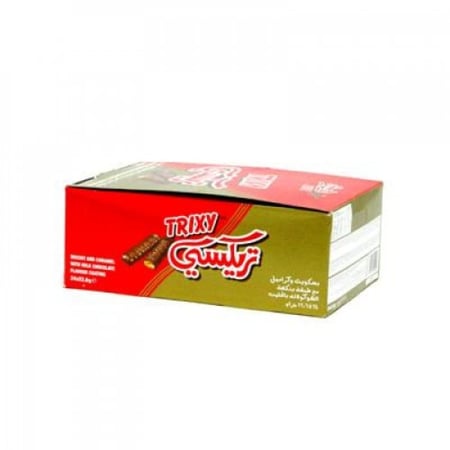 تريكسي بسكوت بالكراميل شكولاتة بالحليب24*20 غرام