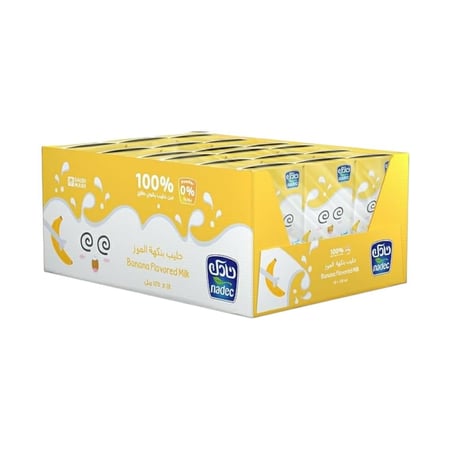 حليب نادك بنكهة الموز 18×125مل