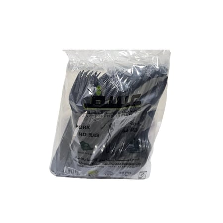 شوك بلاستيك عسق اسود كبير  50 حبة