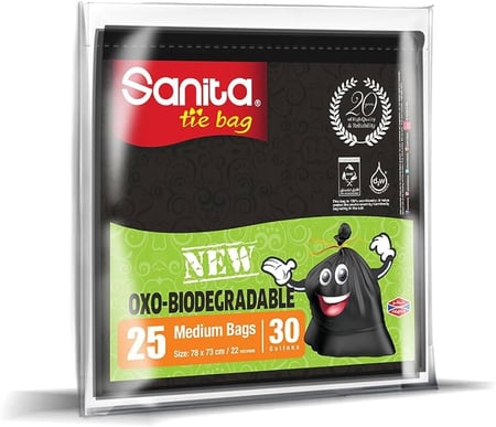 أكياس نفاية سانيتا ابو ربطه 30جالون