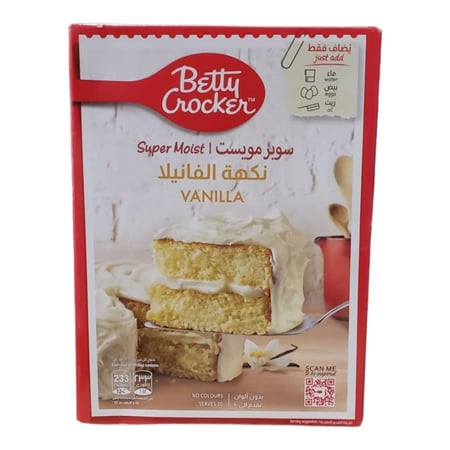 خليط كيك بنكهة الفانيلا من بيتي كروكر - 360 جرام