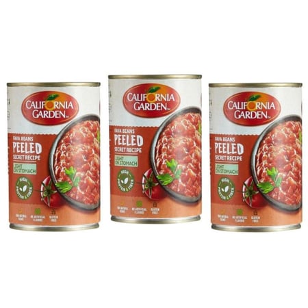 حدائق كاليفورنيا فول مدمس مقشور بالخلطة السرية 450 جم - 3 علب