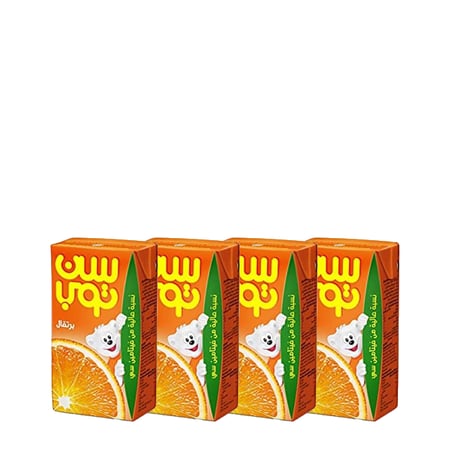 سن توب برتقال 125 مل  * 4 حبات