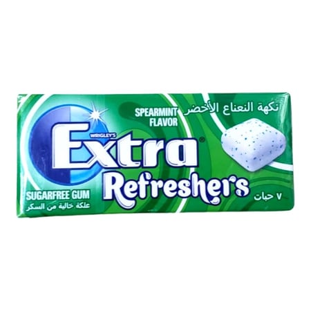 علكة أكسترا بنكهة النعناع الأخضر 7 حبات