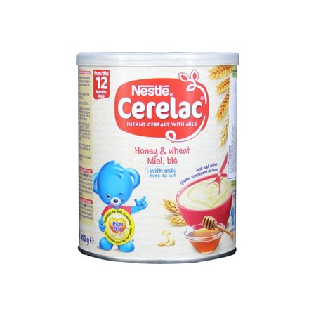 سيريلاك قمح وعسل نستلة لعمر 12 أشهر 400جرام