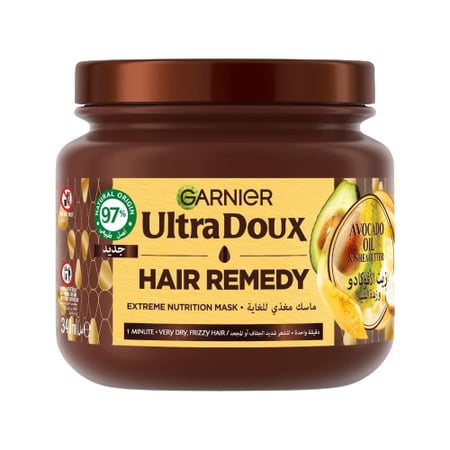 غارنييه اولترا دوكس ماسك مغذي الأفوكادو وزبدة الشيا 340 مل