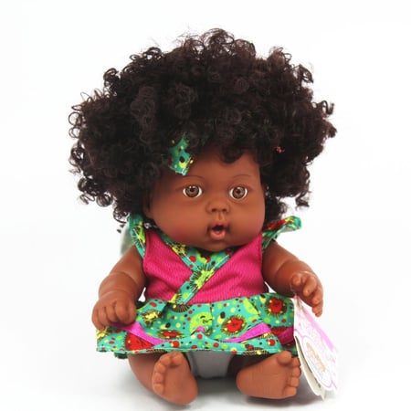 دميه بشعر مجعد