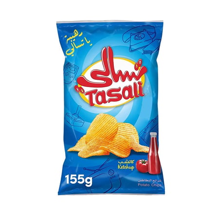 بطاطس تسالي نكهة الكاتشب 155 غرام