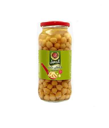 حمص حب الجميل  زجاج 580 جرام