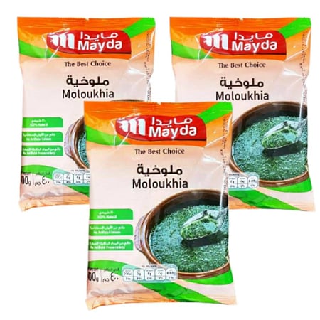 ملوخيه مايدا خضراء 400 جرام *3حبات