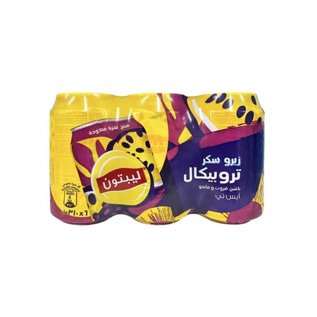 ليبتون ايس تي تروبيكال زيرو سكر  زيرو 6 عبوات 320 مل