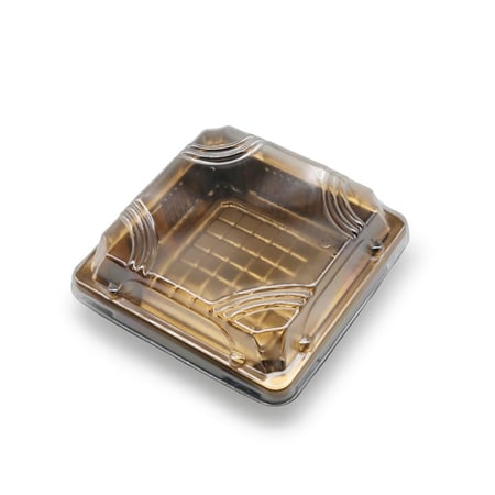 سوشي علب ذهبيه 50 حبة مربع 81201