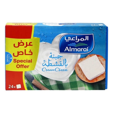 المراعي جبنة كريم 24 قطعة عرض 432جم