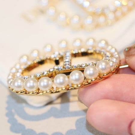 بروش ديور شعار CD وحواف لؤلؤ