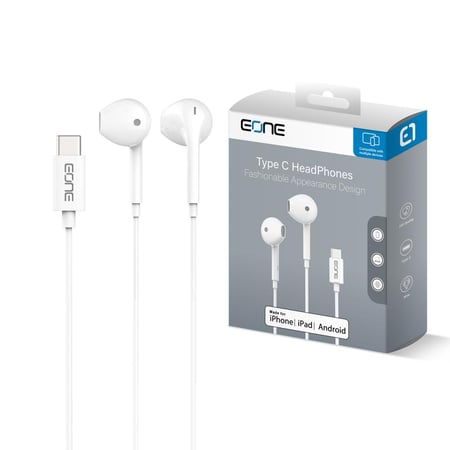 سماعة سلكية من EONE موصل USB-C