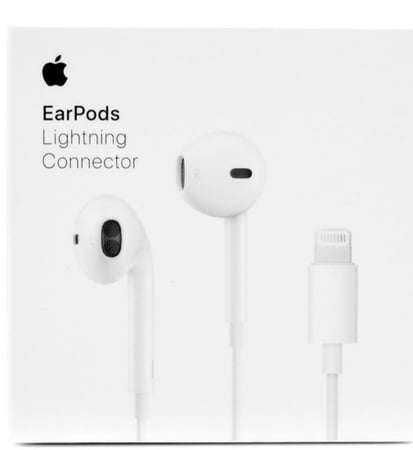 أبل سماعات داخل الأذن مع مدخل لايتننج