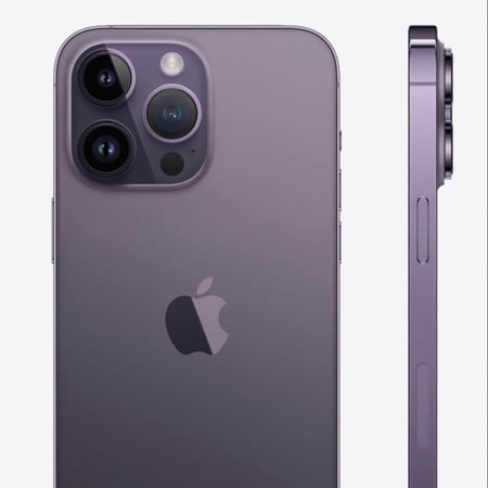 14 برو 256جيجا  بنفسجي ضمان حاسبات العرب