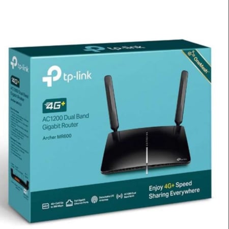 راوتر 4G بلس تي بي لينك ام ار 600 بتقنية كات 6 | MR600 4G+ cat