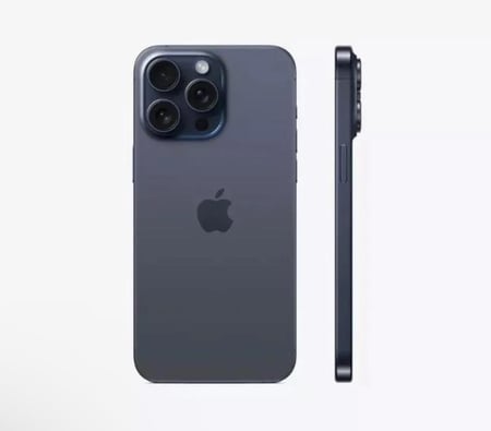 ايفون 15 برو ماكس 256 جيجابايت تيتانيوم ازرق 5G