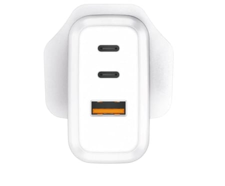 فيش جداري 65W منفذين PD و منفذ USB شركة بايسل الامريكية