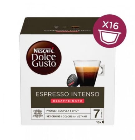 اسبريسو  انتيسيو ديكاف بدون كافين  Espresso Intenso Decaffeinato