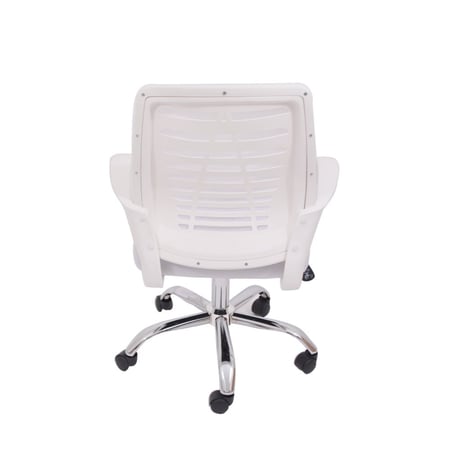 كرسي دوار شبك ابيض C-XY-671