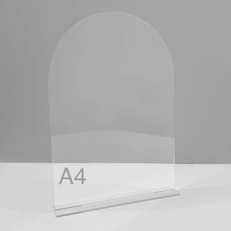 استاند اكريليك مقوس مقاس A4