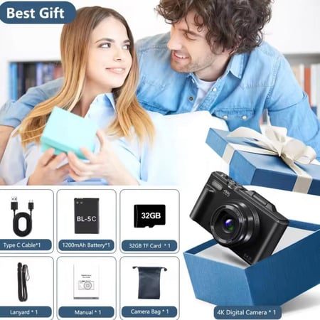 كميرا تصوير رقمية مدمجة بدقة4K