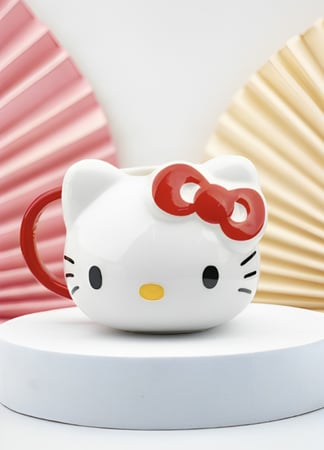 كوب هيلوكتي ابيض