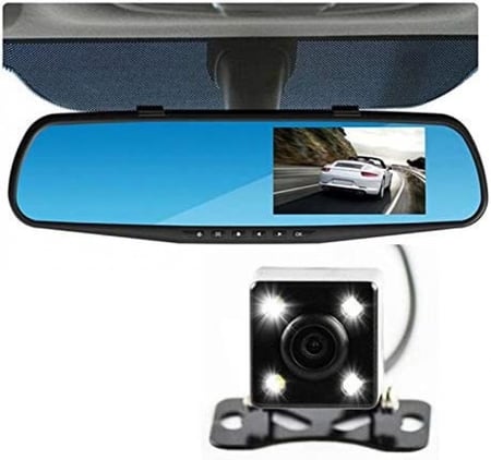 مرايا مدمجة مع شاشة 2 كاميرا