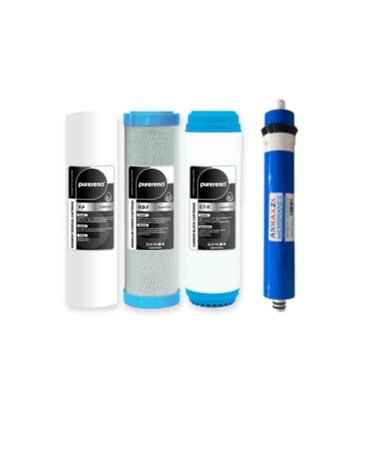 تغيير فلاتر 3 مراحل مع ممبرين